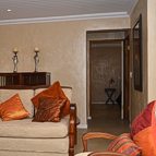 Lounge of the self-catering cottage.