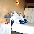 Bedroom with double bed.